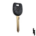 Uncut Transponder Key | Mitsubishi | MIT13PT Automotive Key Ilco