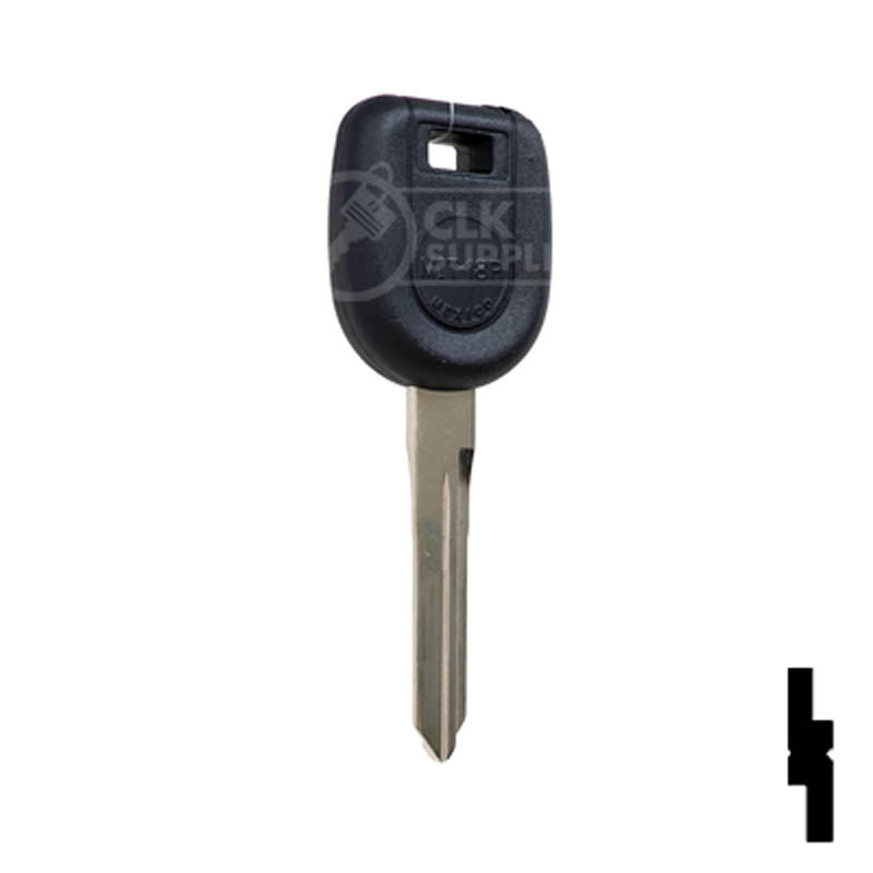 Uncut Transponder Key | Mitsubishi | MIT16APT Automotive Key JMA USA