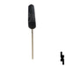 Uncut Transponder Key | Mitsubishi | MIT16APT Automotive Key Ilco