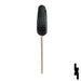 Uncut Transponder Key | Mitsubishi | MIT16APT Automotive Key Ilco