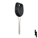 Uncut Transponder Key | Mitsubishi | MIT16APT Automotive Key Ilco