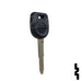 Uncut Transponder Key | Mitsubishi | MIT8PT Automotive Key JMA USA