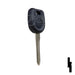 Uncut Transponder Key | Mitsubishi | MIT9PT Automotive Key JMA USA
