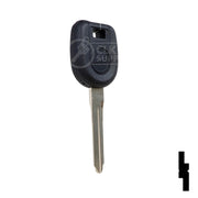 Uncut Transponder Key | Mitsubishi | TPX3MIT-18.P, MIT16APT Automotive Key JMA USA