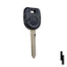 Uncut Transponder Key | Mitsubishi | TPX3MIT-18.P, MIT16APT Automotive Key JMA USA