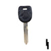 Uncut Transponder Key | Mitsubishi | TPX3MIT-18.P, MIT16APT Automotive Key JMA USA