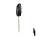 Uncut Transponder Key | Mitsubishi | TPX3MIT-18.P, MIT16APT Automotive Key JMA USA