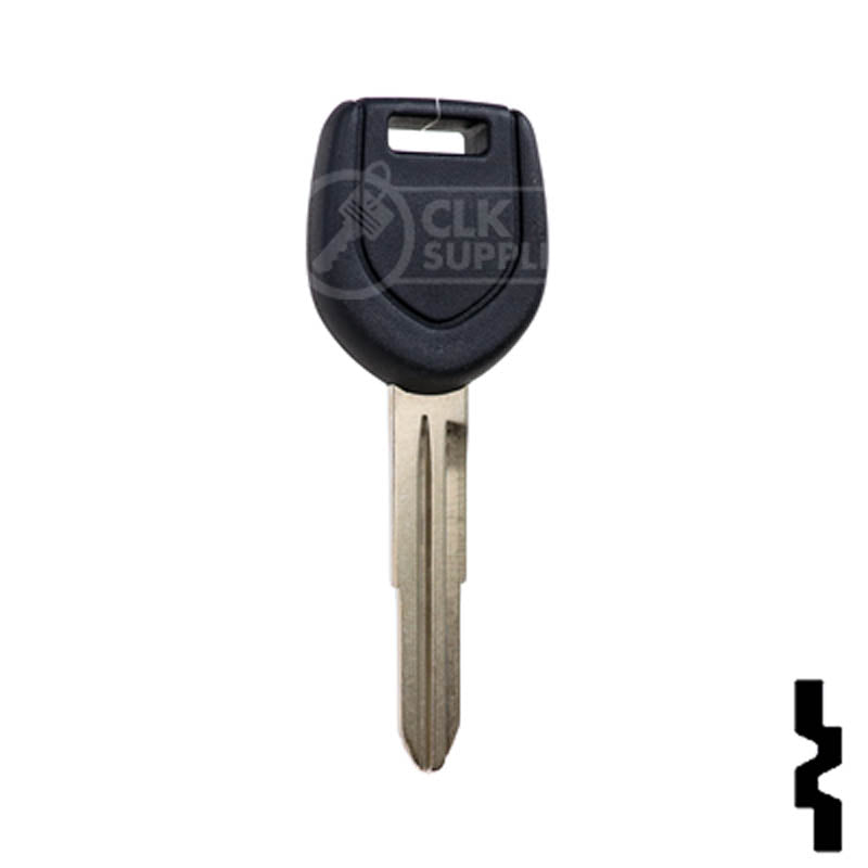 Uncut Transponder Key "N" Chip Blank | Mitsubishi | MIT12-PT, 5907793 Automotive Key LockVoy
