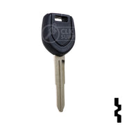 Uncut Transponder Key "N" Chip Blank | Mitsubishi | MIT12-PT, 5907793 Automotive Key LockVoy