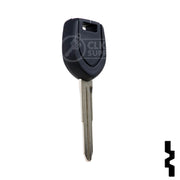 Uncut Transponder Key "N" Chip Blank | Mitsubishi | MIT12-PT, 5907793 Automotive Key LockVoy