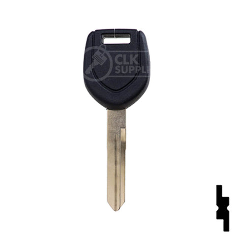 Uncut Transponder Key "N" Chip Blank | Mitsubishi | MIT13-PT, 690648, 692564 Automotive Key LockVoy