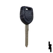 Uncut Transponder Key "N" Chip Blank | Mitsubishi | MIT13-PT, 690648, 692564 Automotive Key LockVoy