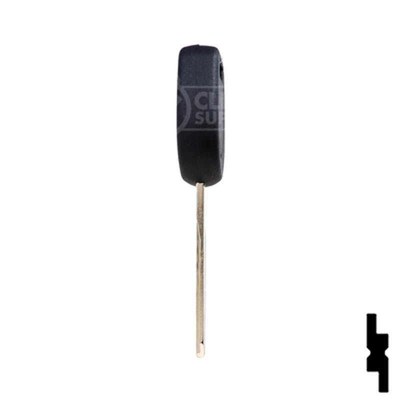 Uncut Transponder Key "N" Chip Blank | Mitsubishi | MIT13-PT, 690648, 692564 Automotive Key LockVoy
