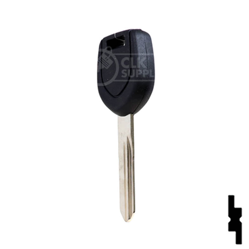 Uncut Transponder Key "N" Chip Blank | Mitsubishi | MIT13-PT, 690648, 692564 Automotive Key LockVoy