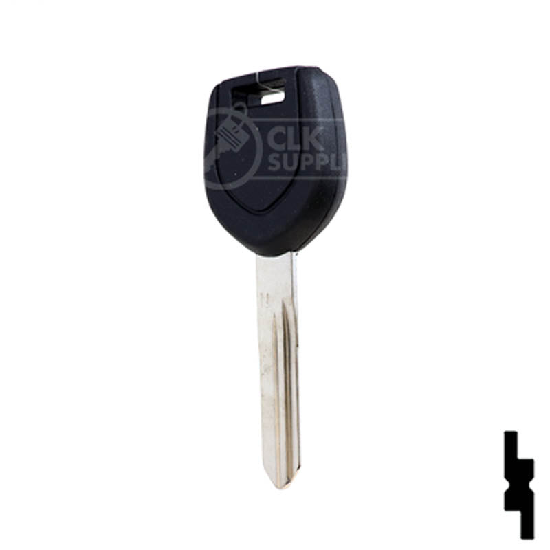Uncut Transponder Key "N" Chip Blank | Mitsubishi | MIT13-PT, 690648, 692564 Automotive Key LockVoy