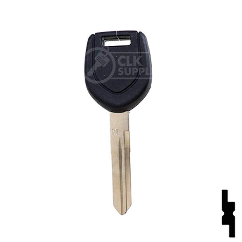 Uncut Transponder Key "N" Chip Blank | Mitsubishi | MIT13-PT, 690648, 692564 Automotive Key LockVoy