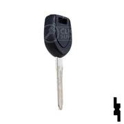 Uncut Transponder Key "N" Chip Blank | Mitsubishi | MIT13-PT, 690648, 692564 Automotive Key LockVoy