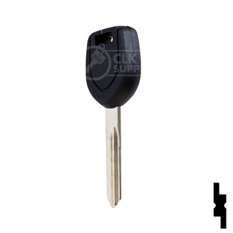 Uncut Transponder Key "N" Chip Blank | Mitsubishi | MIT13-PT, 690648, 692564 Automotive Key LockVoy