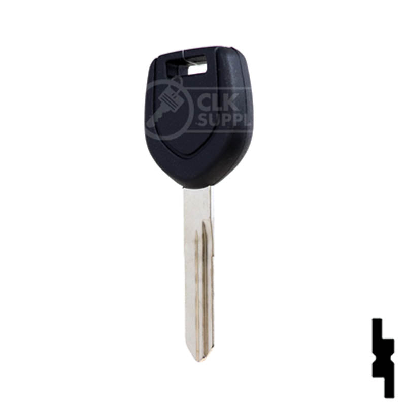Uncut Transponder Key "N" Chip Blank | Mitsubishi | MIT13-PT, 690648, 692564 Automotive Key LockVoy