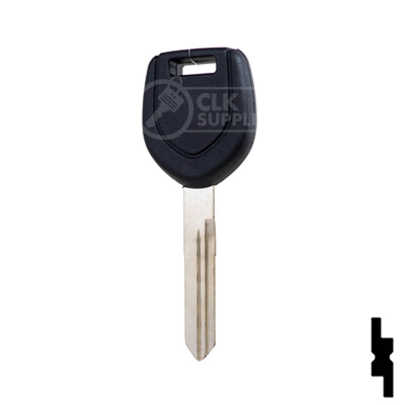 Uncut Transponder Key "N" Chip Blank | Mitsubishi | MIT13-PT, 690648, 692564 Automotive Key LockVoy