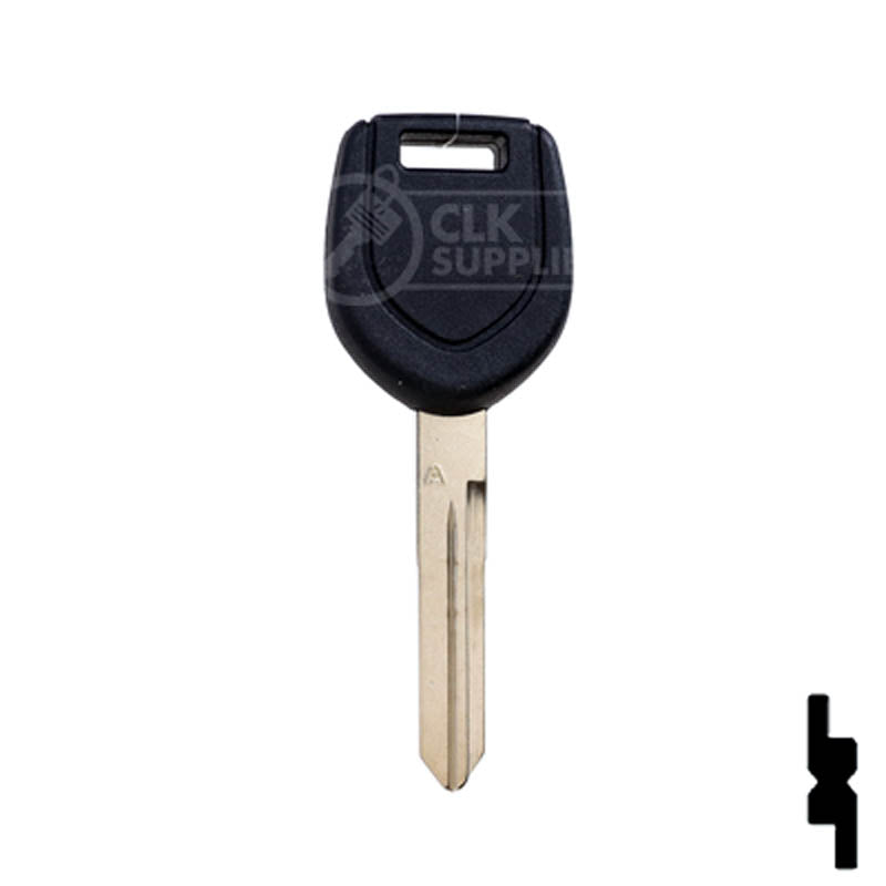 Uncut Transponder Key "N" Chip Blank | Mitsubishi | MIT16APT, 692020, 692562 Automotive Key LockVoy