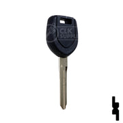 Uncut Transponder Key "N" Chip Blank | Mitsubishi | MIT16APT, 692020, 692562 Automotive Key LockVoy