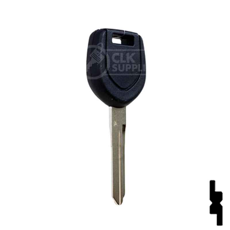 Uncut Transponder Key "N" Chip Blank | Mitsubishi | MIT16APT, 692020, 692562 Automotive Key LockVoy