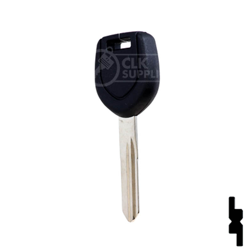 Uncut Transponder Key "N" Chip Blank | Mitsubishi | MIT16APT, 692020, 692562 Automotive Key LockVoy