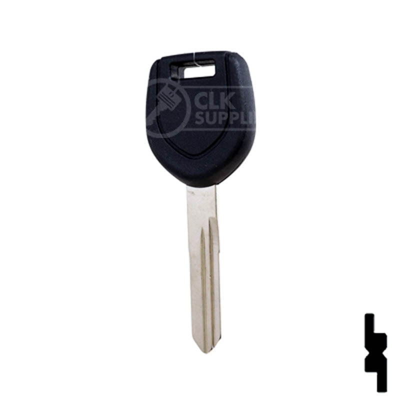 Uncut Transponder Key "N" Chip Blank | Mitsubishi | MIT16APT, 692020, 692562 Automotive Key LockVoy