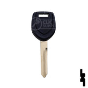 Uncut Transponder Key "N" Chip Blank | Mitsubishi | MIT16APT, 692020, 692562 Automotive Key LockVoy