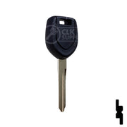 Uncut Transponder Key "N" Chip Blank | Mitsubishi | MIT16APT, 692020, 692562 Automotive Key LockVoy