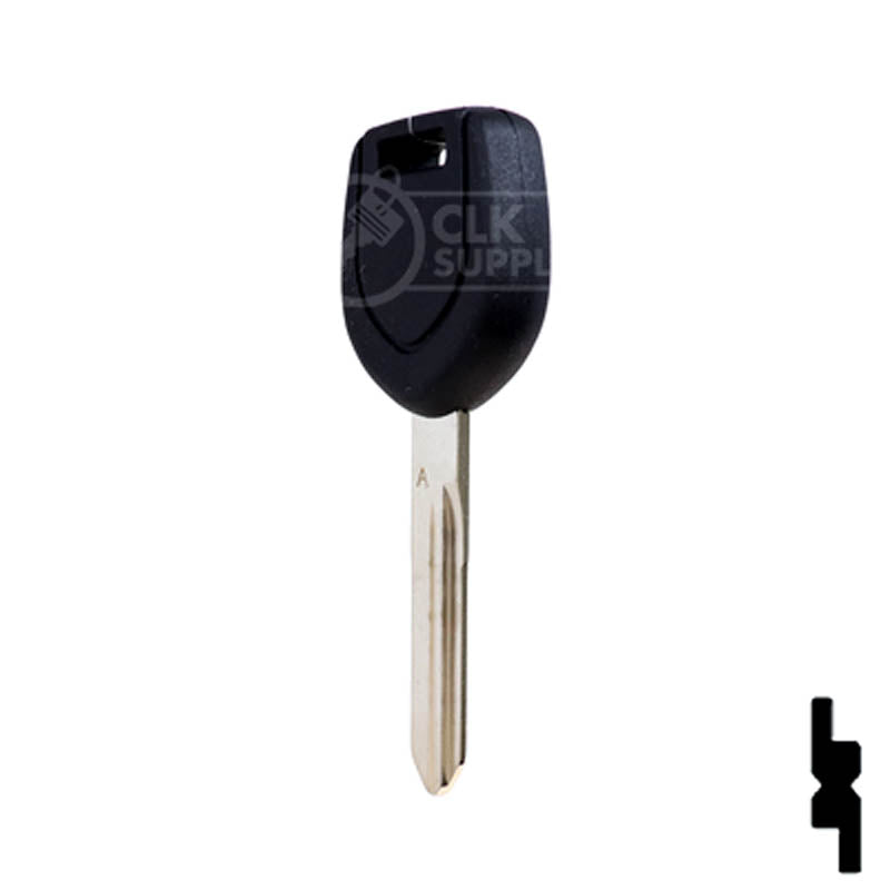 Uncut Transponder Key "N" Chip Blank | Mitsubishi | MIT16APT, 692020, 692562 Automotive Key LockVoy