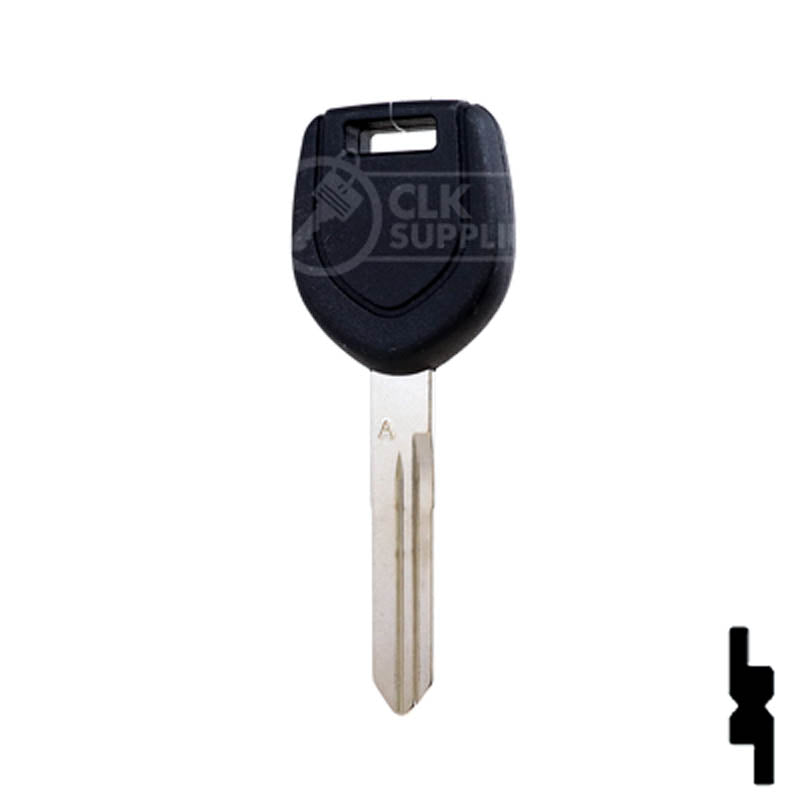 Uncut Transponder Key "N" Chip Blank | Mitsubishi | MIT16APT, 692020, 692562 Automotive Key LockVoy