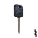 Uncut Transponder Key | Nissan, Infiniti | NI01T Automotive Key JMA USA