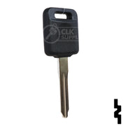 Uncut Transponder Key | Nissan, Infinity | NI04PT, 7003526 Automotive Key Strattec