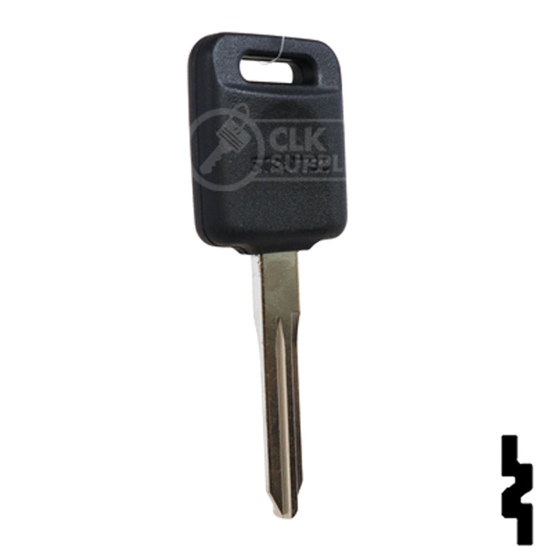 Uncut Transponder Key | Nissan, Infinity | NI04PT, 7003526 Automotive Key Strattec