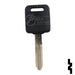 Uncut Transponder Key | Nissan, Infinity | NI04PT, 7003526 Automotive Key Strattec