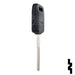 Uncut Transponder Key | Nissan, Infinity | NI04PT, 7003526 Automotive Key Strattec
