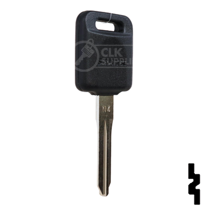 Uncut Transponder Key | Nissan, Infinity | NI04PT, 7003526 Automotive Key Strattec