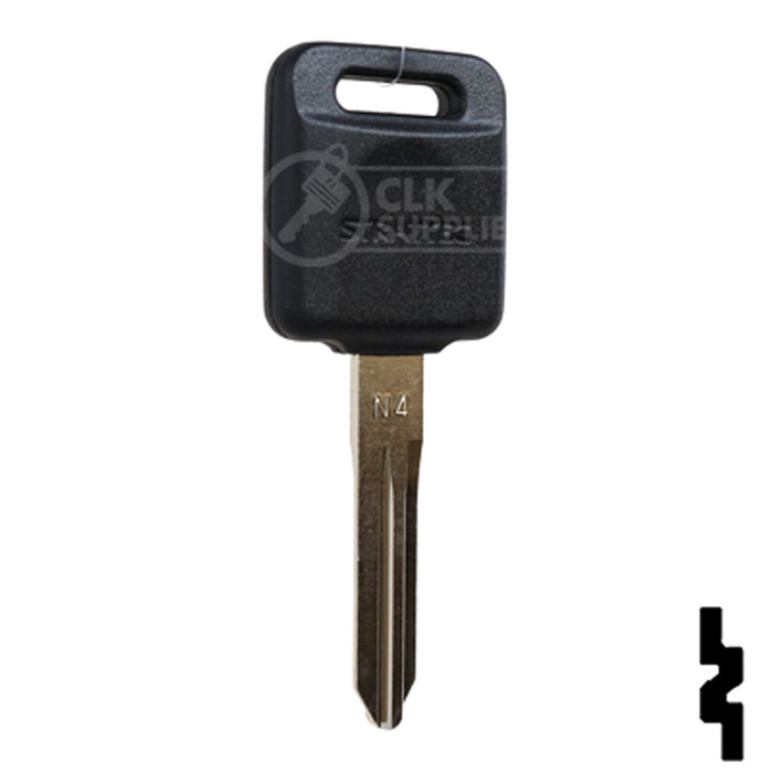 Uncut Transponder Key | Nissan, Infinity | NI04PT, 7003526 Automotive Key Strattec