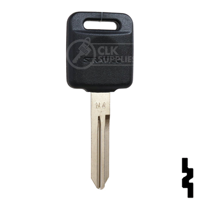 Uncut Transponder Key | Nissan, Infinity | NI04PT, 7003526 Automotive Key Strattec