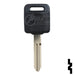 Uncut Transponder Key | Nissan | NI01T Automotive Key Strattec
