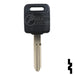 Uncut Transponder Key | Nissan | NI01T Automotive Key Strattec