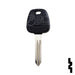 Uncut Transponder Key | Nissan | NI02, TP19DAT-15.P4 Automotive Key JMA USA