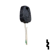 Uncut Transponder Key | Nissan | NI02, TP19DAT-15.P4 Automotive Key JMA USA