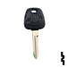 Uncut Transponder Key | Nissan | NI02, TP19DAT-15.P4 Automotive Key JMA USA