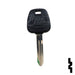 Uncut Transponder Key | Nissan | NI02, TP19DAT-15.P4 Automotive Key JMA USA