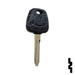 Uncut Transponder Key | Nissan | NI02, TP19DAT-15.P4 Automotive Key JMA USA