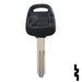 Uncut Transponder Key | Nissan | NI02T Automotive Key Strattec
