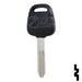 Uncut Transponder Key | Nissan | NI02T Automotive Key Strattec